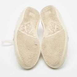 Gucci White Leather New Ace Low Top  Sneakers Size 42