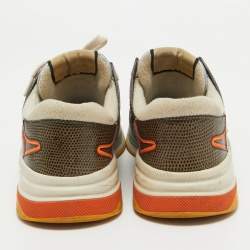 Gucci Multicolor Leather and Mesh Ultrapace Sneakers Size 40