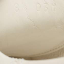 Gucci White Leather Ace Web Low Top Sneakers Size 42.5