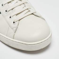 Gucci White Leather Ace Sneakers Size 43