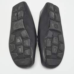 Gucci Black Leather Horsebit Foldable Loafers Size 40.5