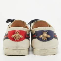 Gucci Multicolor Leather Falacer Sneakers Size 39