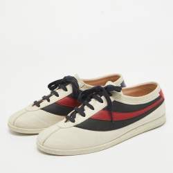 Gucci Multicolor Leather Falacer Sneakers Size 39