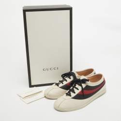 Gucci Multicolor Leather Falacer Sneakers Size 39