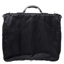Gucci Black GG Canvas Large Garment Hanger Bag
