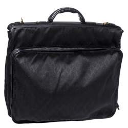 Gucci Black GG Canvas Large Garment Hanger Bag