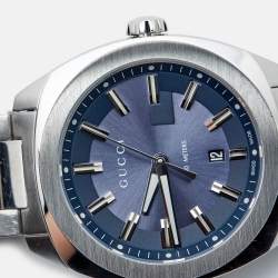 Gucci Blue Stainless Steel GG2570 Series YA142303 Men's Wristwatch 40 mm