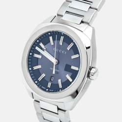 Gucci Blue Stainless Steel GG2570 Series YA142303 Men's Wristwatch 40 mm