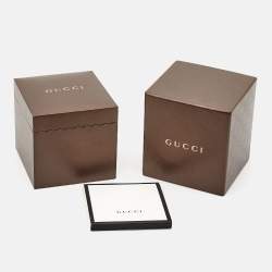 Pre Owned Gucci Black Stainless Steel Nylon GG2570 Series YA142305 Men's Wristwatch 41 mm