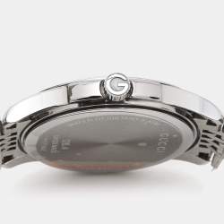 Gucci Black Stainless Steel G-Timeless YA126408 Unisex Wristwatch 38 mm