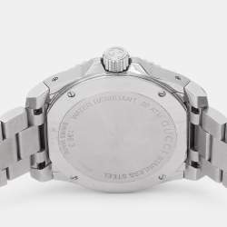 Gucci Black Stainless Steel Dive YA136301 Men's Wristwatch 40 mm