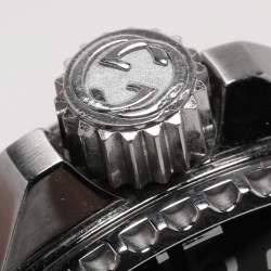 Gucci Black Stainless Steel Dive YA136301 Men's Wristwatch 40 mm