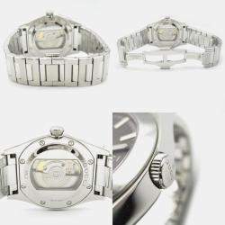 Pre Owned Gucci Grey Stainless Steel Pantheon 115 Automatic Men's Wristwatch 44 mm