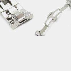 Pre Owned Gucci Grey Stainless Steel Pantheon 115 Automatic Men's Wristwatch 44 mm