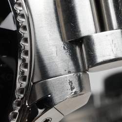 Pre Owned Gucci Black Stainless Steel Dive YA136301 Men's Wristwatch 40 mm