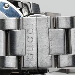 Pre Owned Gucci Black Stainless Steel Dive YA136301 Men's Wristwatch 40 mm