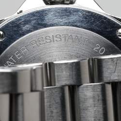 Pre Owned Gucci Black Stainless Steel Dive YA136301 Men's Wristwatch 40 mm