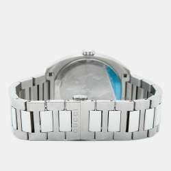 Pre Owned Gucci Blue Stainless Steel GG2570 Series YA142303 Men's Wristwatch 40 mm