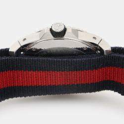 مملوكة مسبقًا Gucci Dive 136.2 Quartz Stainless Steel Men's Wristwatch 45 mm