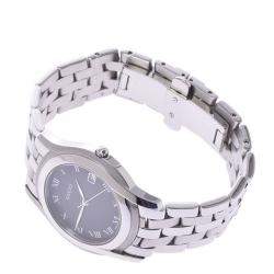 مملوكة مسبقًا Gucci Black Stainless Steel 5500M Quartz Men's Wristwatch 35 MM