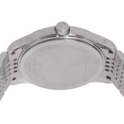 Gucci Black Stainless Steel Diamond G-Timeless 126.4 Men's Wristwatch 38 mm
