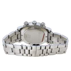 Pre Owned Gucci Mother of Pearl Stainless Steel Diamond G-Chrono 101M Women's Wristwatch 44 mm