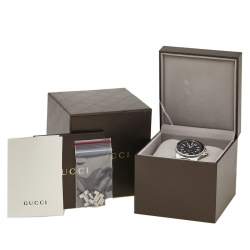 Gucci Black Stainless Steel Dive YA136301 Men's Wristwatch 40 mm