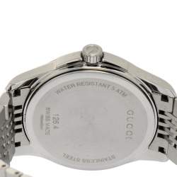 مملوكة مسبقًا ساعة يد رجالية غوتشي جي- تيمليس YA126406 ستانلس ستيل بنية 38 مم