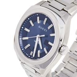 Gucci Blue Stainless Steel GG2570 Series YA142303Men's Wristwatch 40 mm