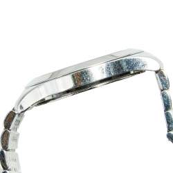 مملوكة مسبقًا ساعة يد رجالية غوتشي جي تايمليس 126.4 ستانلس ستيل فضية 38 مم