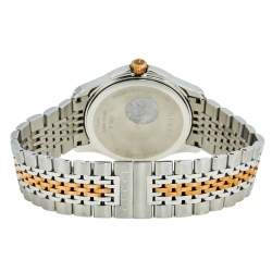 Gucci Black Two Tone Stainless Steel G-Timeless 126.4 Men's Wristwatch 38 mm