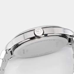 Pre Owned Gucci Silver Grey Stainless Steel G-Timeless YA126441 Men's Wristwatch 38 mm