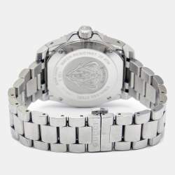 Pre Owned Gucci Black Stainless Steel Dive YA136301 Men's Wristwatch 40 mm