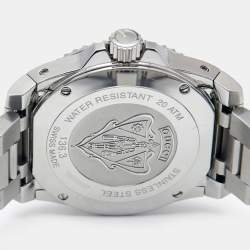 Pre Owned Gucci Black Stainless Steel Dive YA136301 Men's Wristwatch 40 mm