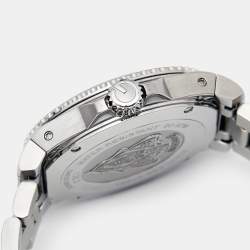 Pre Owned Gucci Black Stainless Steel Dive YA136301 Men's Wristwatch 40 mm