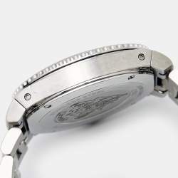 Pre Owned Gucci Black Stainless Steel Dive YA136301 Men's Wristwatch 40 mm