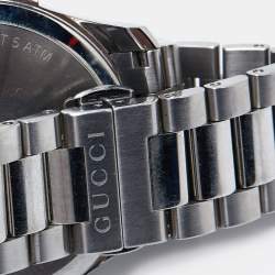 Gucci Blue Stainless Steel G-Timeless YA126316 Men's Wristwatch 40 mm