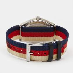 Gucci Wolf Motif Stainless Steel Nylon G-Timeless YA1264059 Men's Wristwatch 38 mm 