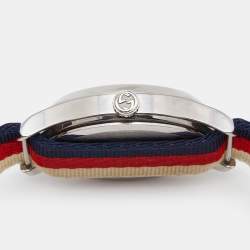 Gucci Wolf Motif Stainless Steel Nylon G-Timeless YA1264059 Men's Wristwatch 38 mm 