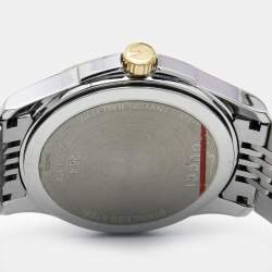 Gucci Silver Two-Tone Stainless Steel G-Timeless YA126409 Unisex Wristwatch 38 mm