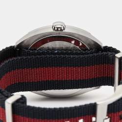 Gucci Blue Stainless Steel Nylon GG2570 Series YA142304 Men's Wristwatch 41 mm