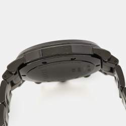 Gucci Black PVD Coated Stainless Steel G-Chrono YA101331 Men's Wristwatch 44 mm