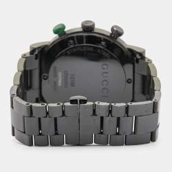 Gucci Black PVD Coated Stainless Steel G-Chrono YA101331 Men's Wristwatch 44 mm