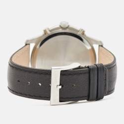 Pre Owned Gucci Blue Stainless Steel Leather G-Timeless YA126223 Men's Wristwatch 44 mm
