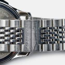 Gucci Silver Stainless Steel G-Timeless YA126401 Men's Wristwatch 38 mm