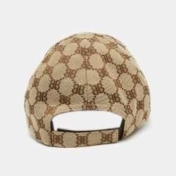 Gucci x Balenciaga Beige Monogram Jacquard Hacker Project Cap 