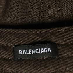 Gucci x Balenciaga Beige Monogram Jacquard Hacker Project Cap 