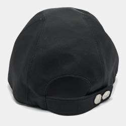 Hermès Black Cotton Blend Miles Robot Cap Size 58