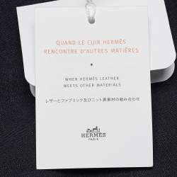 Hermès Black Cotton Blend Miles Robot Cap Size 58