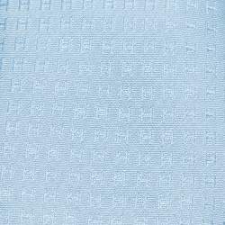 Pre Owned Hermès Blue Faconnee H Silk Jacquard Tie